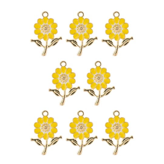 John Bead Sweet & Petite Daisy Flower Charms